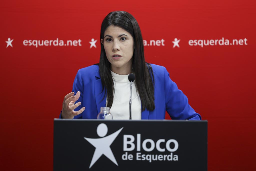 Mariana Mortágua, Bloco de Esquerda. Foto: Miguel A. Lopes/Lusa