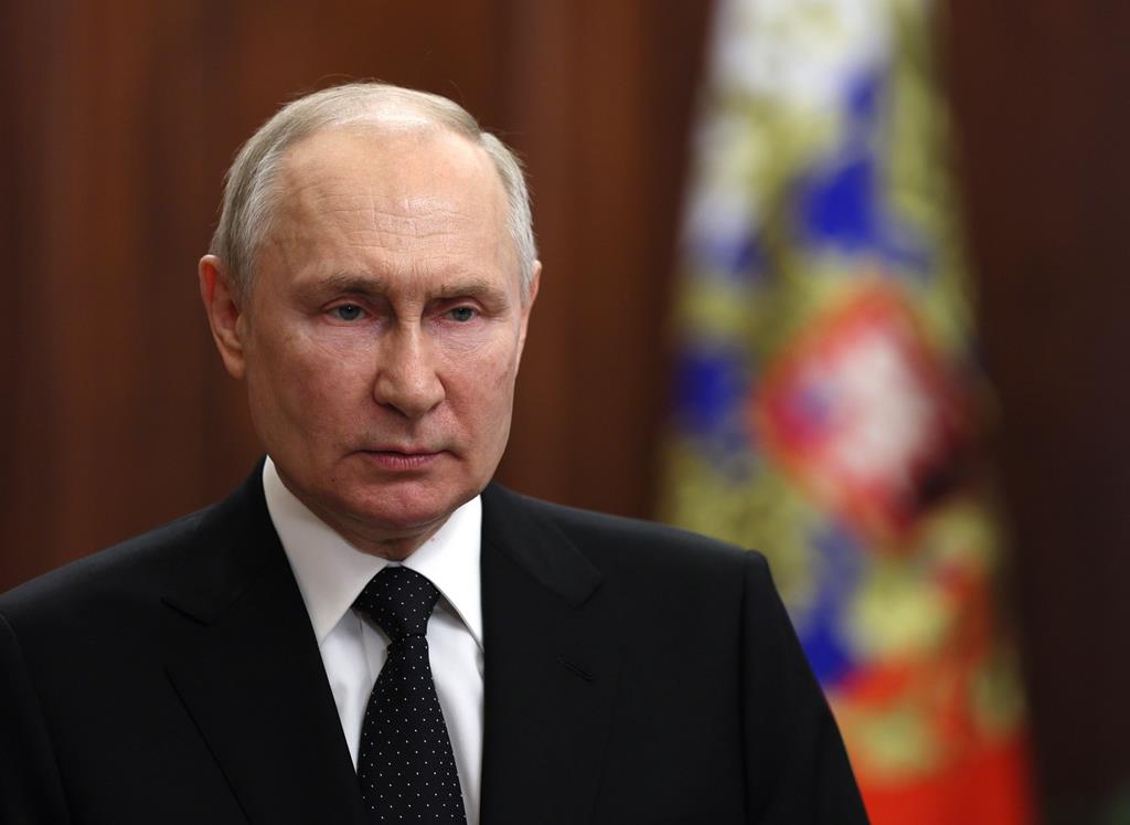 O presidente da Federação Russa, Vladmir Putin, declaração à