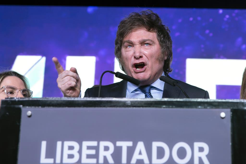Javier Milei, economista ultraliberal quer ser presidente da Argentina Fo.to: Gala Abramovich/EPA