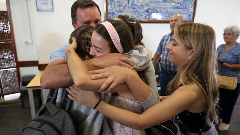 Portugueses repatriados de Israel após ataque do Hamas. Foto: André Kosters/Lusa