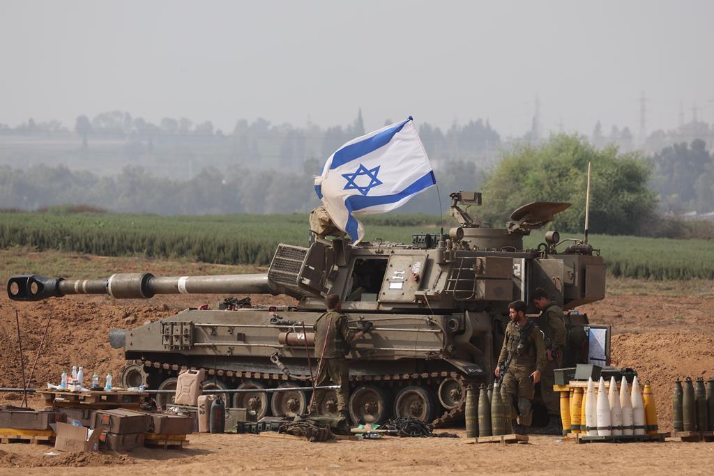 Exército de israel perto de gaza. Foto: Abir Sultan/EPA