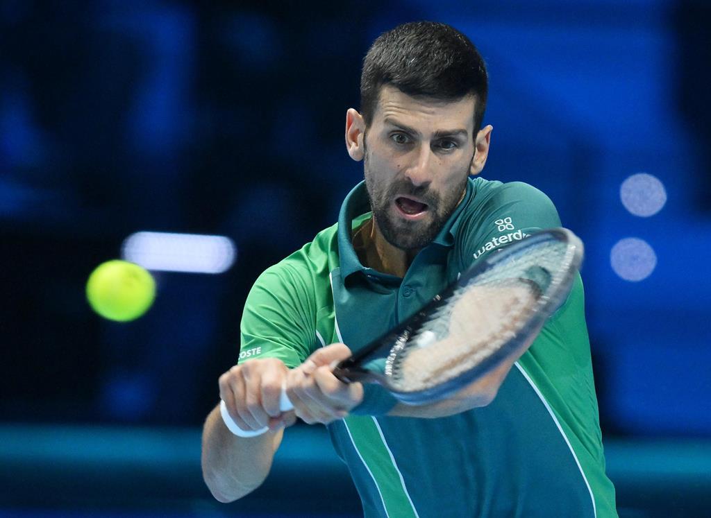 Novak Djokovic. ATP finals. Foto: Alessandro Di Marco/EPA