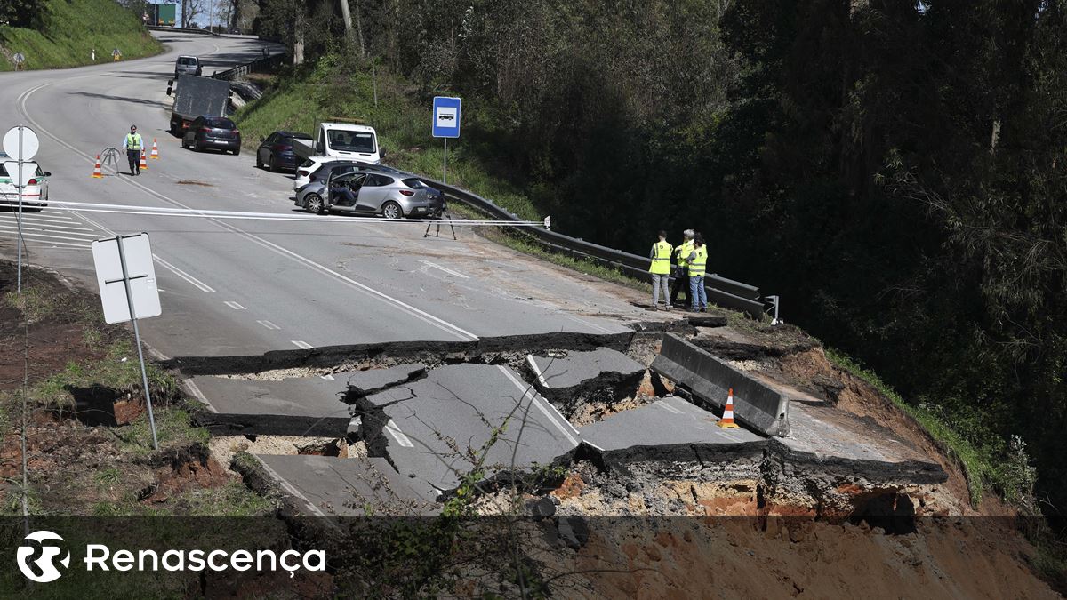 Colapso do IC2 em Águeda obriga a desvio de quase 50 quilómetros