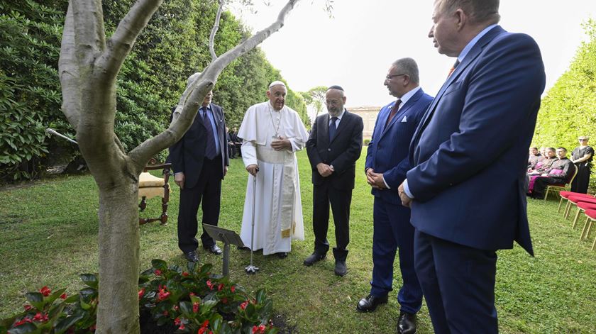Papa reza pela paz na Terra Santa e apela a que líderes reencontrem o "caminho da concórdia e da unidade"