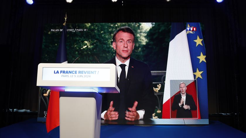 Europeias. Macron anuncia dissolução da Assembleia Nacional