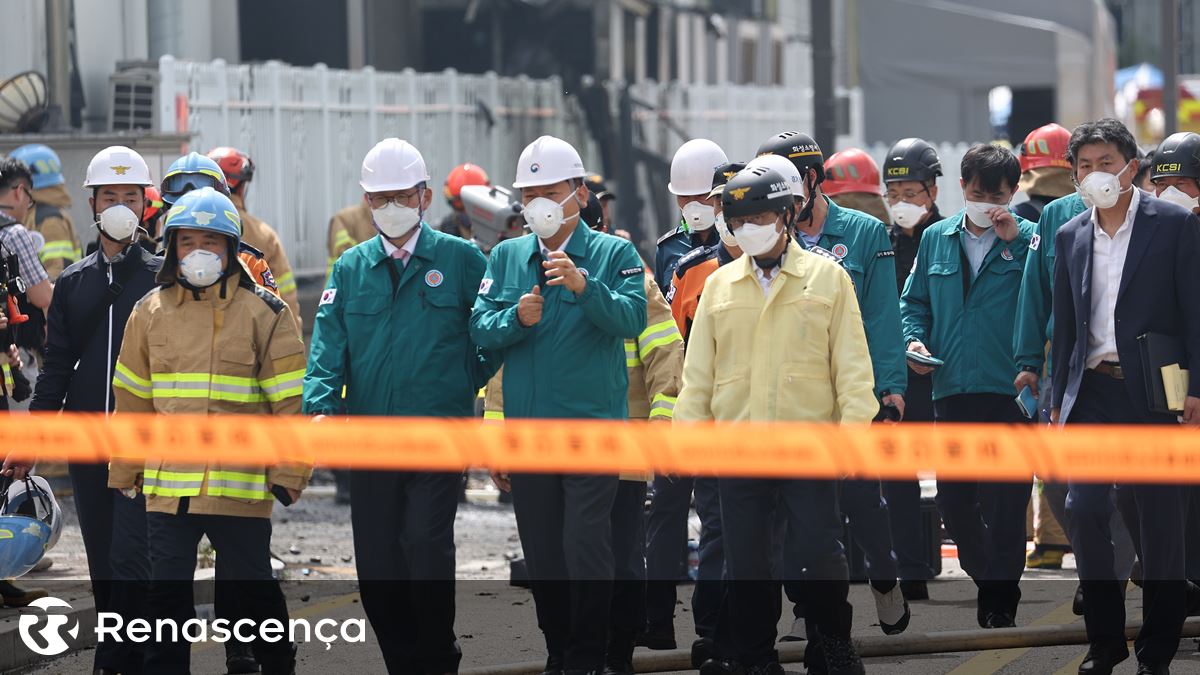 Coreia do Sul. Pelo menos oito mortos depois de fogo em fábrica de baterias