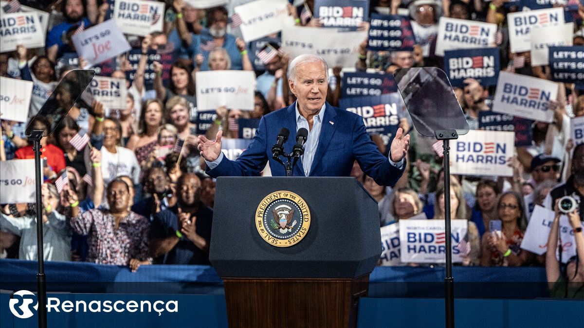 ​Joe Biden não desiste. “Quando somos derrubados, levantamo-nos”