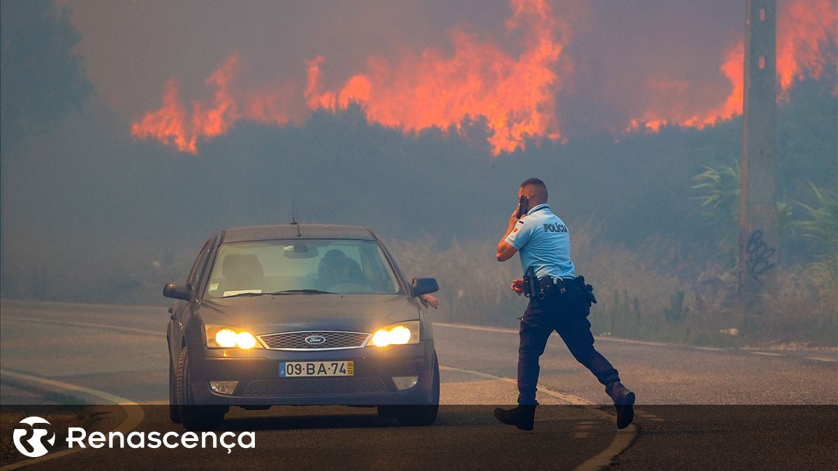 Incêndio em Amarante condiciona IP4 perto da Pousada do Marão