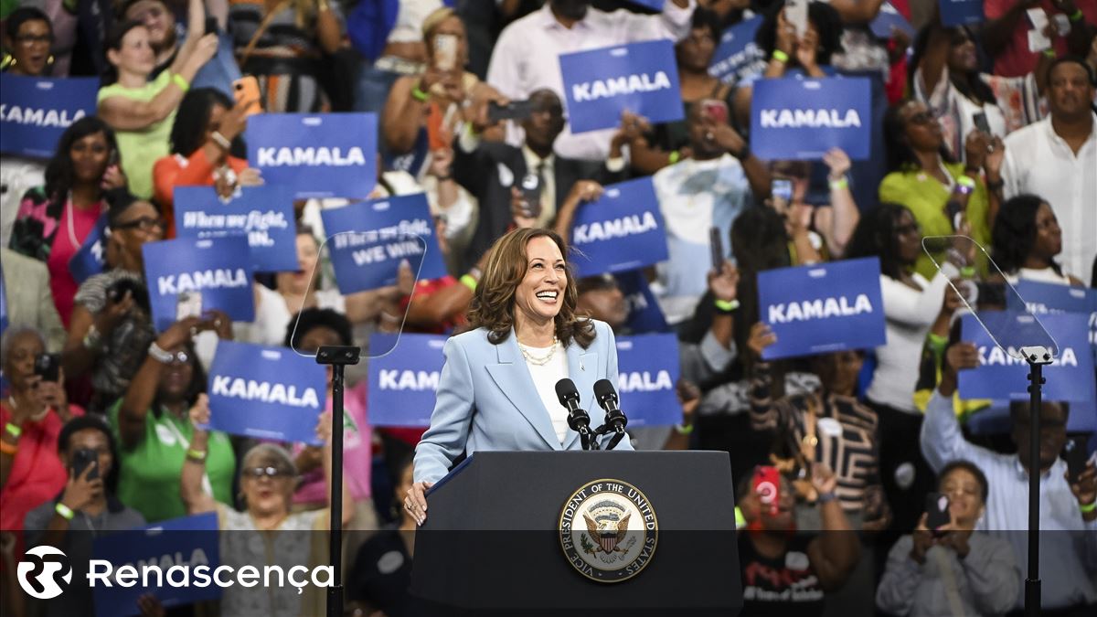 Kamala Harris é oficialmente a candidata dos Democratas à Casa Branca