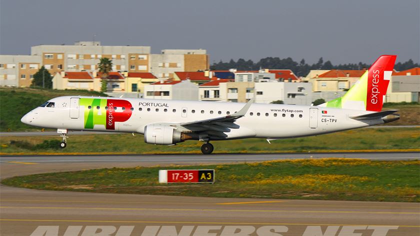 Avião E190. Foto: Gonçalo Guimarães
