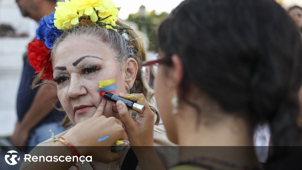 Venezuela. Dezenas de pessoas concentraram-se em Lisboa