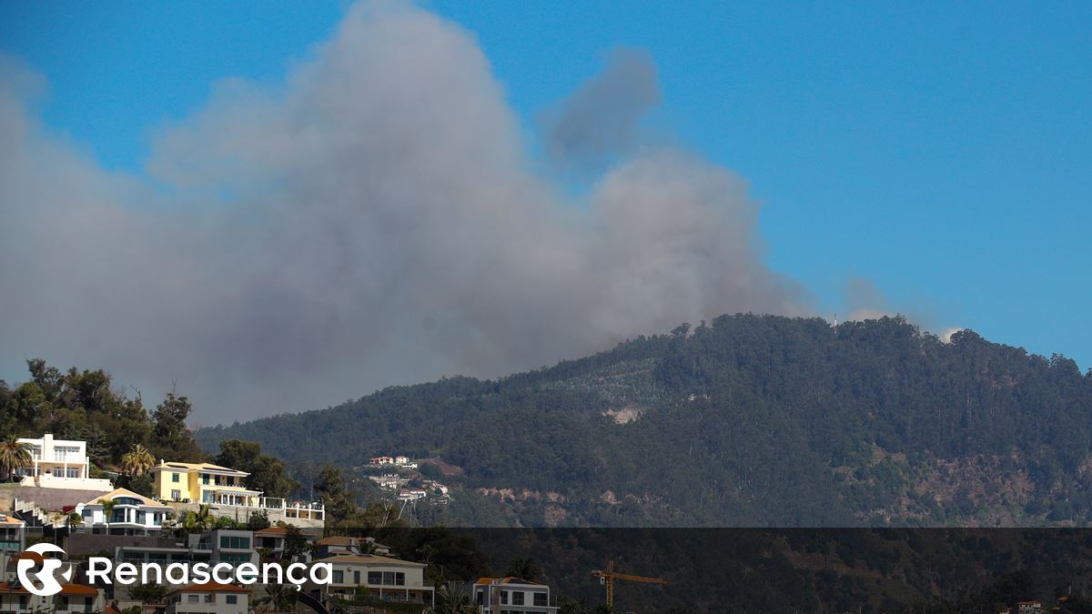 Afastada a hipótese de o fogo chegar às zonas altas do Funchal