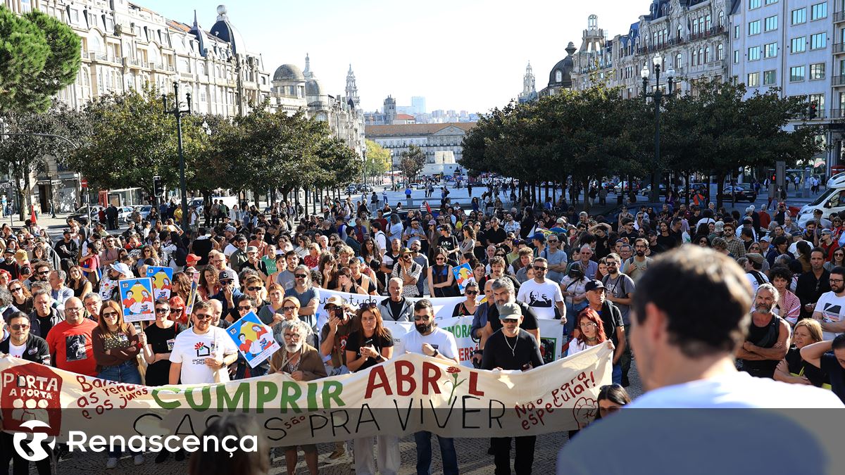 Milhares saíram à rua no Porto para reivindicar direito à habitação