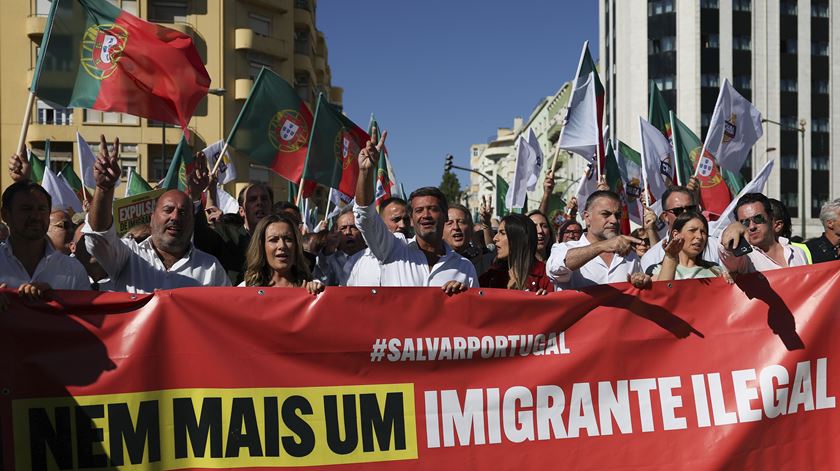 Ventura diz que segurança da manifestação "Salvar Portugal" foi a primeira preocupação