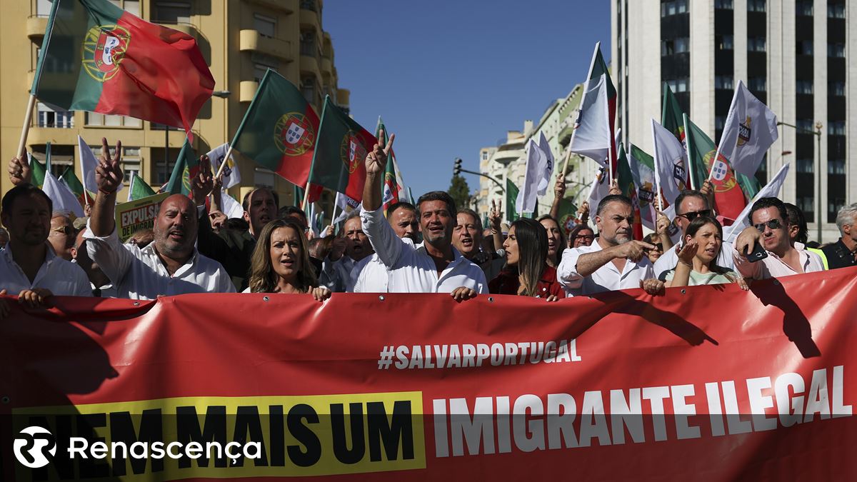 Ventura diz que segurança da manifestação "Salvar Portugal" foi a primeira preocupação