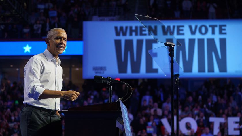 Obama. O homem que diz ocupar uma parte da cabeça de Trump