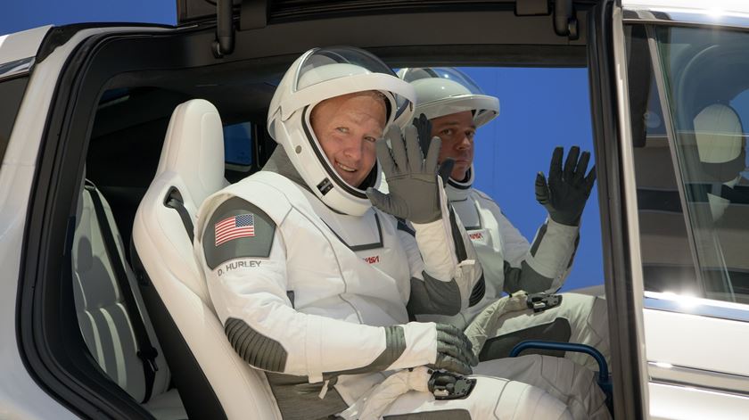 Robert Behnken e Douglas Hurley são dois astronautas experientes. Foto: NASA