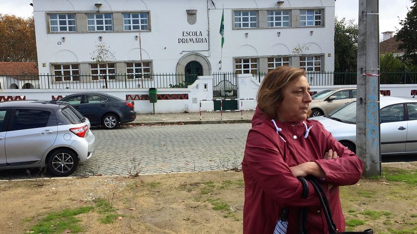 Esmeralda Santos, a mãe de um jovem com necessidades educativas, que frequenta a Escola Secundária André de Gouveia, em Évora. Foto: Rosário Silva/RR