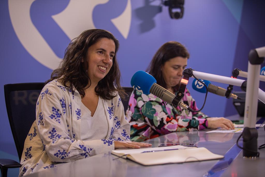 Mariana Frazão e Cláudia Lourenço, responsáveis da Pastoral e Eventos Centrais da JMJ Lisboa 2023. Foto: Maria Costa Lopes/RR
