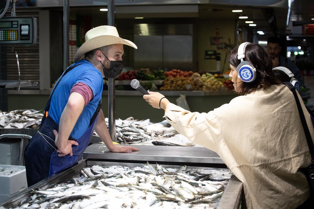 Inês Lopes Gonçalves foi ao peixe no mercado de Faro