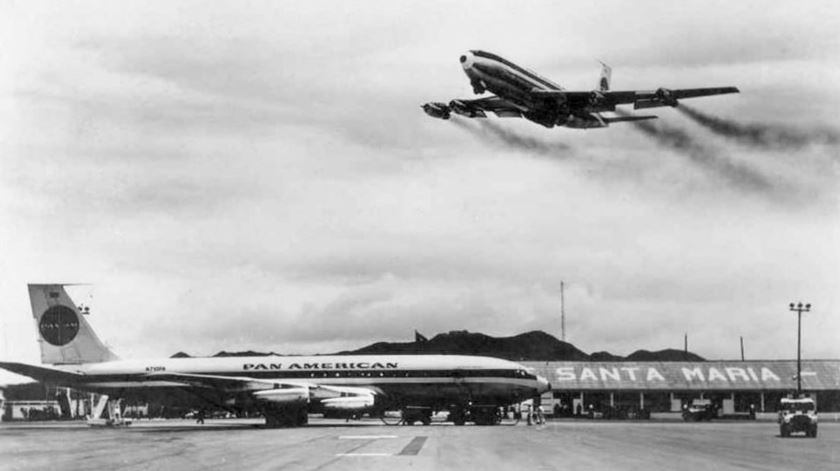 A aeroporto de Santa Maria foi um ponto nevrálgico nas rotas áereas do Atlântico. Foto: DR