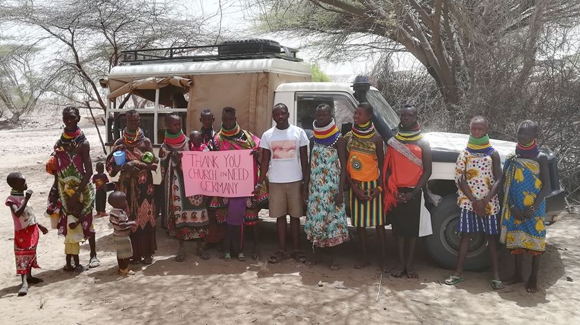 Africanos agradecem o apoio recebido da fundação Ajuda à Igreja que Sofre. Foto: AIS