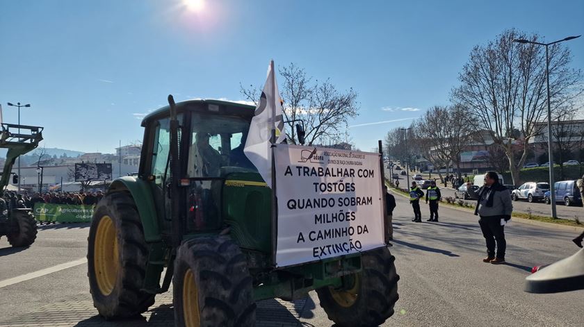 Protestos dos agricultores em Mirandela Foto: Olímpia Mairos/RR