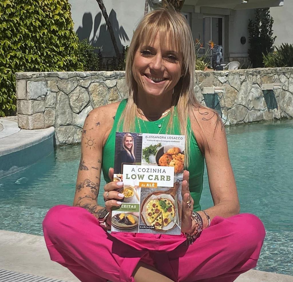 Alessandra Lossaco garate que o seu não é um livro de dietas. Foto: DR