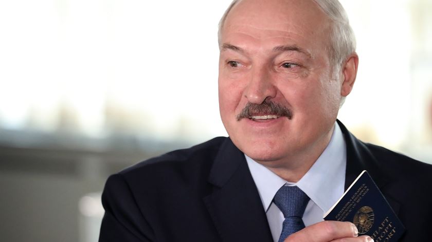 Lukashenko está no poder na Bielorrússia desde 1994, três anos depois da queda da União Soviética. Foto: Tatyana Zenkovich/EPA