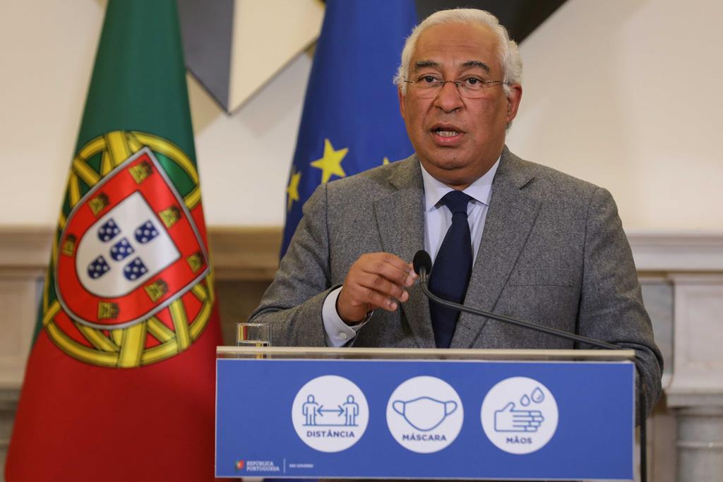 António Costa defende-se das críticas da oposição por causa da questão do procurador europeu. Foto: Miguel A. Lopes/Lusa