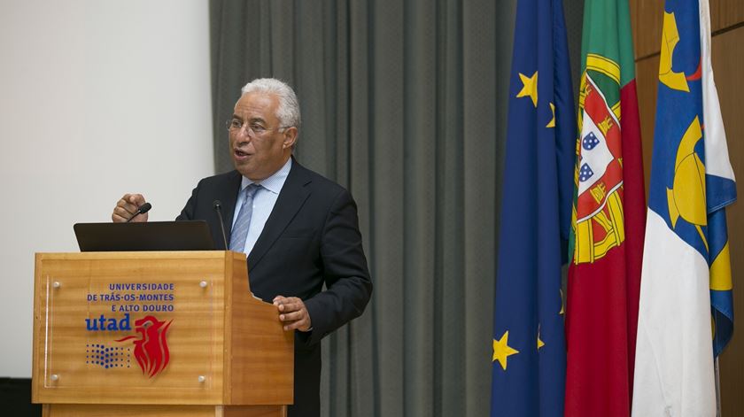 António Costa em Vila Real. Foto: Pedro Rosário/Lusa