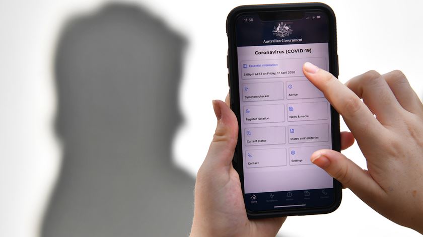 Na Austrália já se usa uma app para rastrear os doentes. Foto: Darren England/EPA