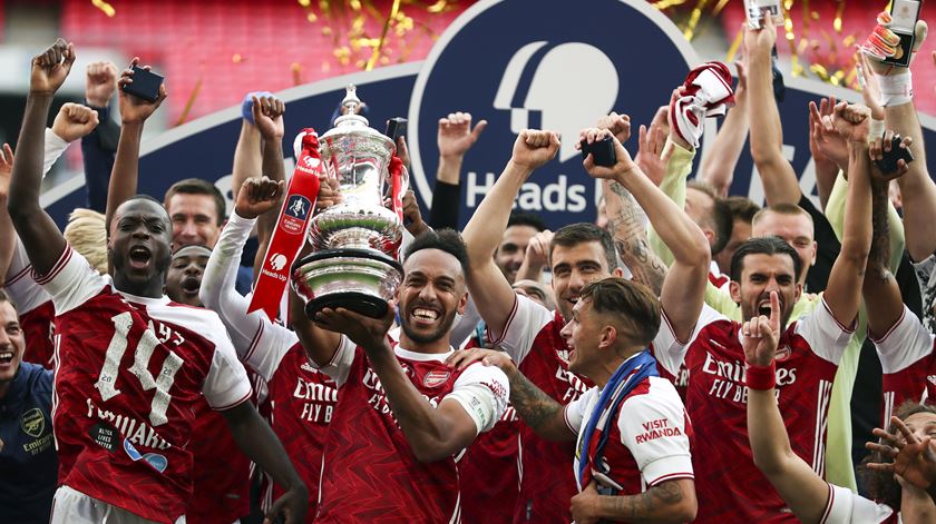 Arsenal acabou de conquistar a Taça de Inglerra 2020 Foto: Cath Ivill/EPA
