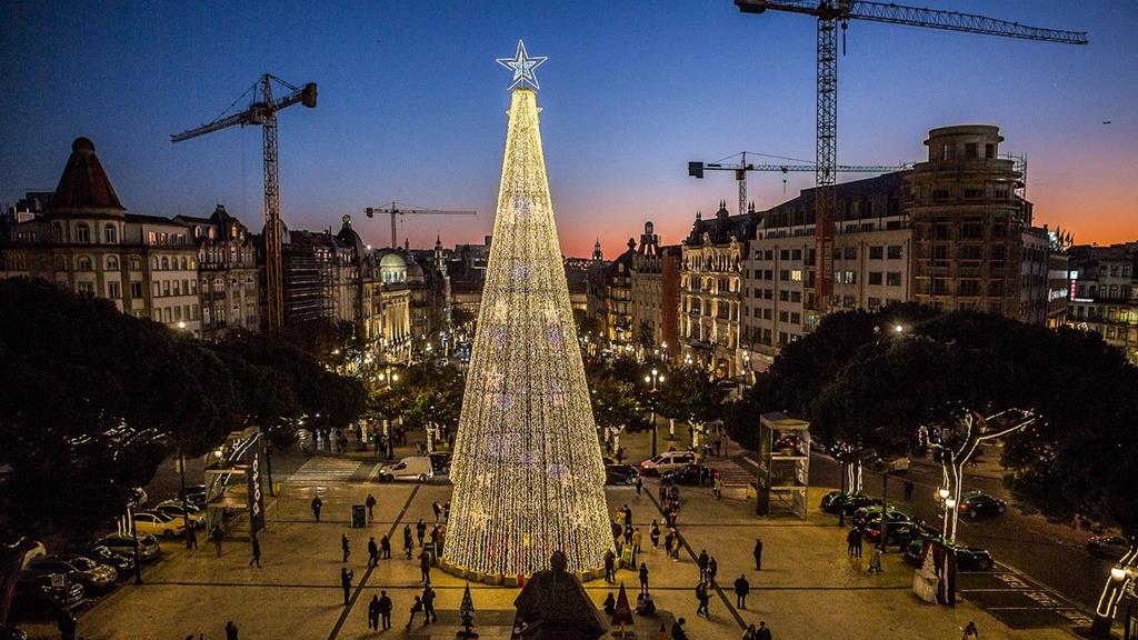 Árvore Natal Porto Foto: DR