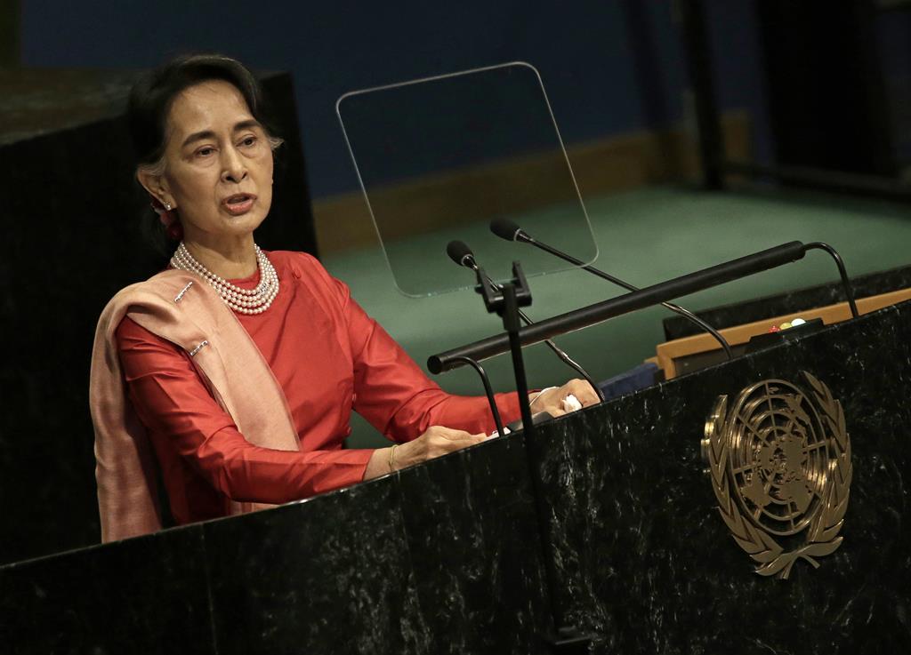 Aung San Suu Kyi, ex-líder de Myanmar. Foto: Peter Foley EPA