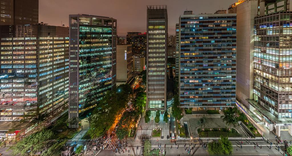 Avenida Paulista em São Paulo Foto: Wilfredor/Wikimedia