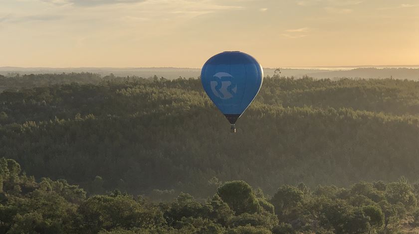 Balão de ar quente da Renascença nos céus de Coruche Foto: Windpassenger