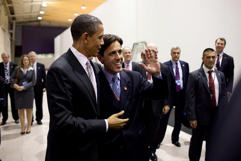 David Simas com Barack Obama. Foto: Wikipedia