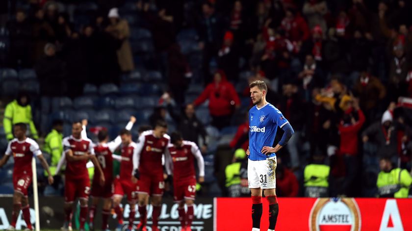Braga chegou a deprimir os escoceses. Foto: Andrew Milligan/Press Association/Reuters
