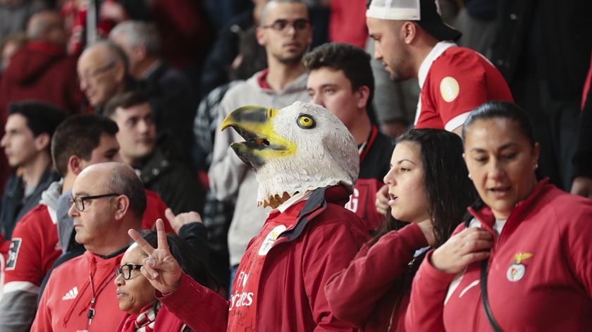 Os adeptos do Benfica têm festejado sucessivos títulos. Foto: Manuel Almeida/Lusa
