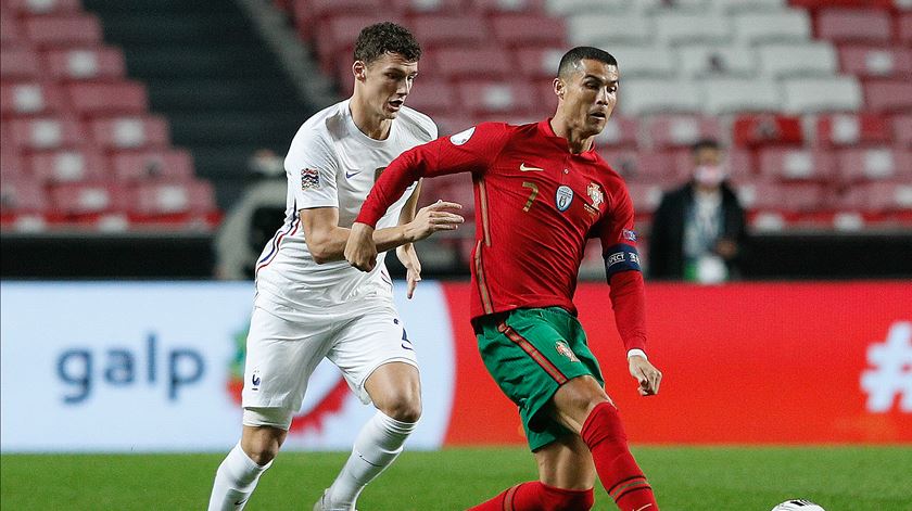 Portugal perdeu, na Luz, contra a França por 1-0. Foto: António Cotrim/Lusa