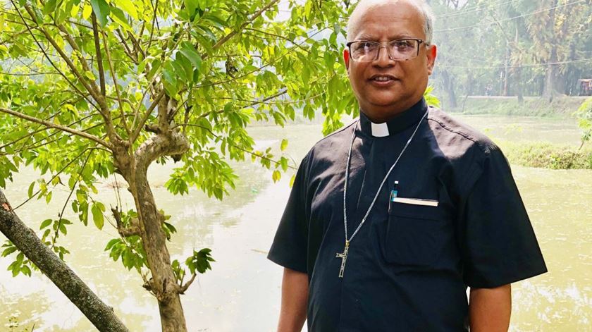 O bispo de Barisal, no Bangladesh, Lawrence Sobrato Howlader. Foto: ACN-UK