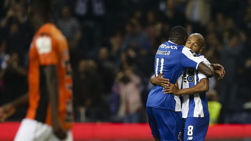 Brahimi brilhou com um "bis" na goleada do FC Porto. Foto: José Coelho/Lusa