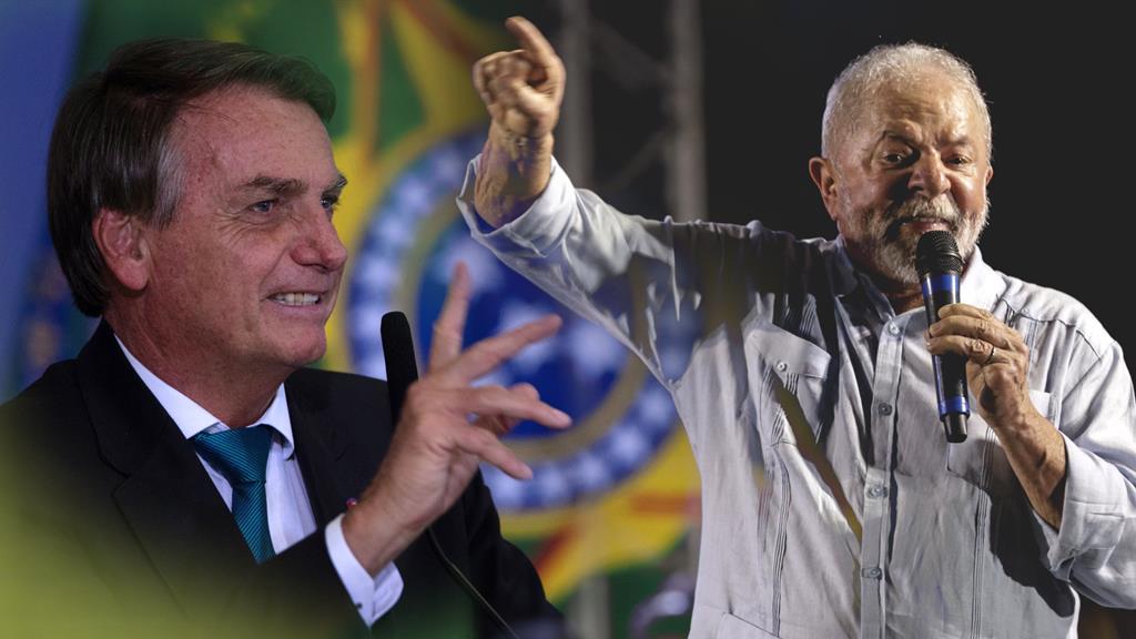 Eleições presidenciais Brasil Jair Bolsonaro vs. Lula da Silva Fotomontagem: Rodrigo Machado/RR