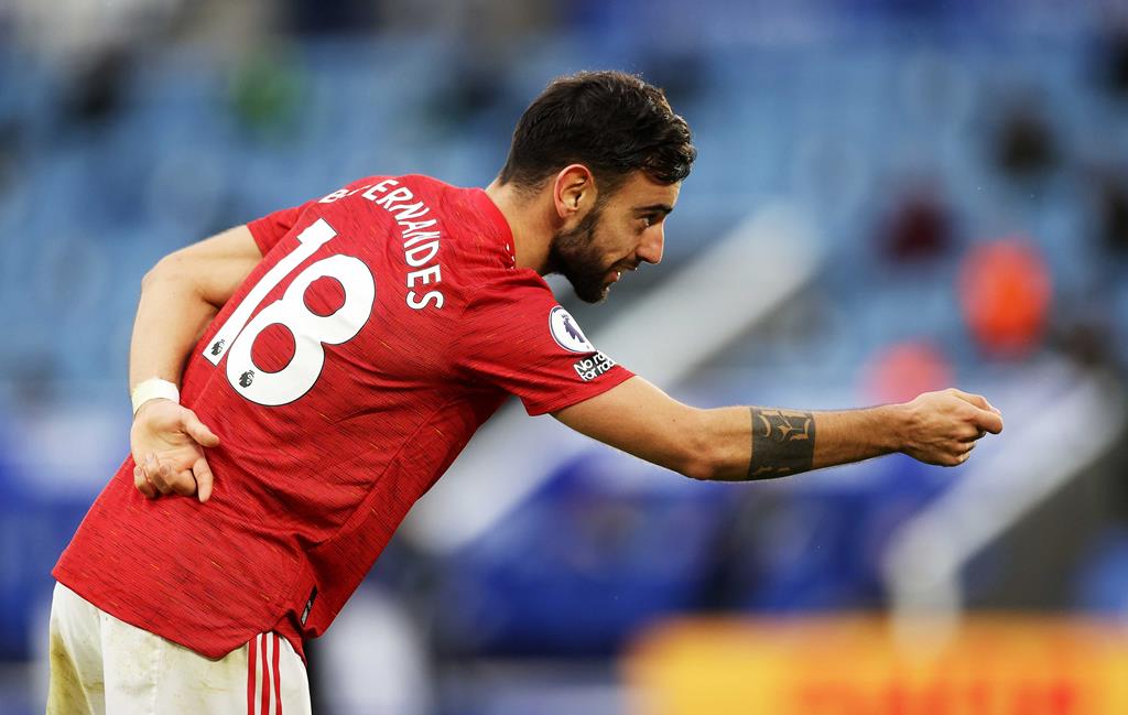 Bruno Fernandes é o jogador com mais tempo de jogo na Europa este ano