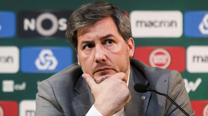 Bruno de Carvalho está suspenso das funções de presidente do Sporting Clube de Portugal. Foto: Nuno Fox/Lusa