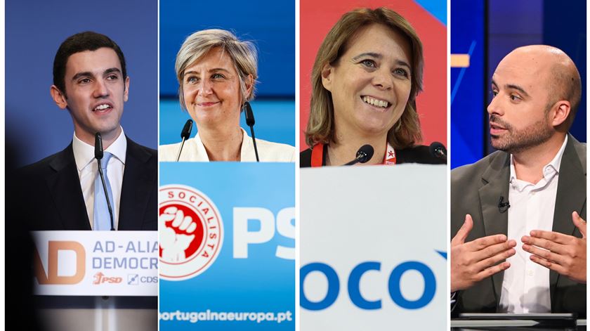 Debate PS, AD, BE e PAN. Regras económicas e aborto entrelaçados com a ameaça da extrema-direita