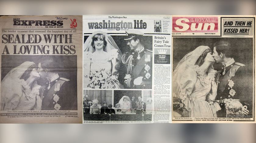Após o casamento real, as capas dos jornais mostravam um "conto de fadas" que não existia para os noivos