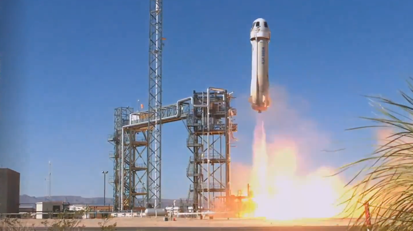 Blue Origin de Jeff  Bezos lança a primeira tripulação ao limite do espaço desde 2022