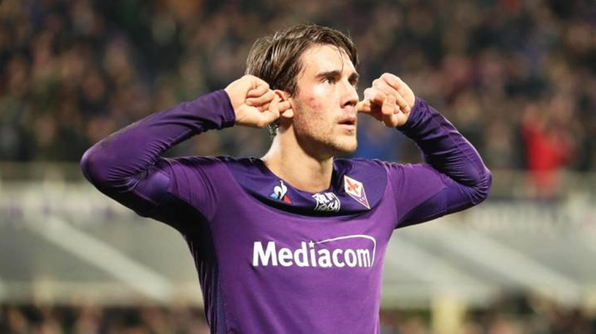 Dusan Vlahovic, Fiorentina. Foto: EPA